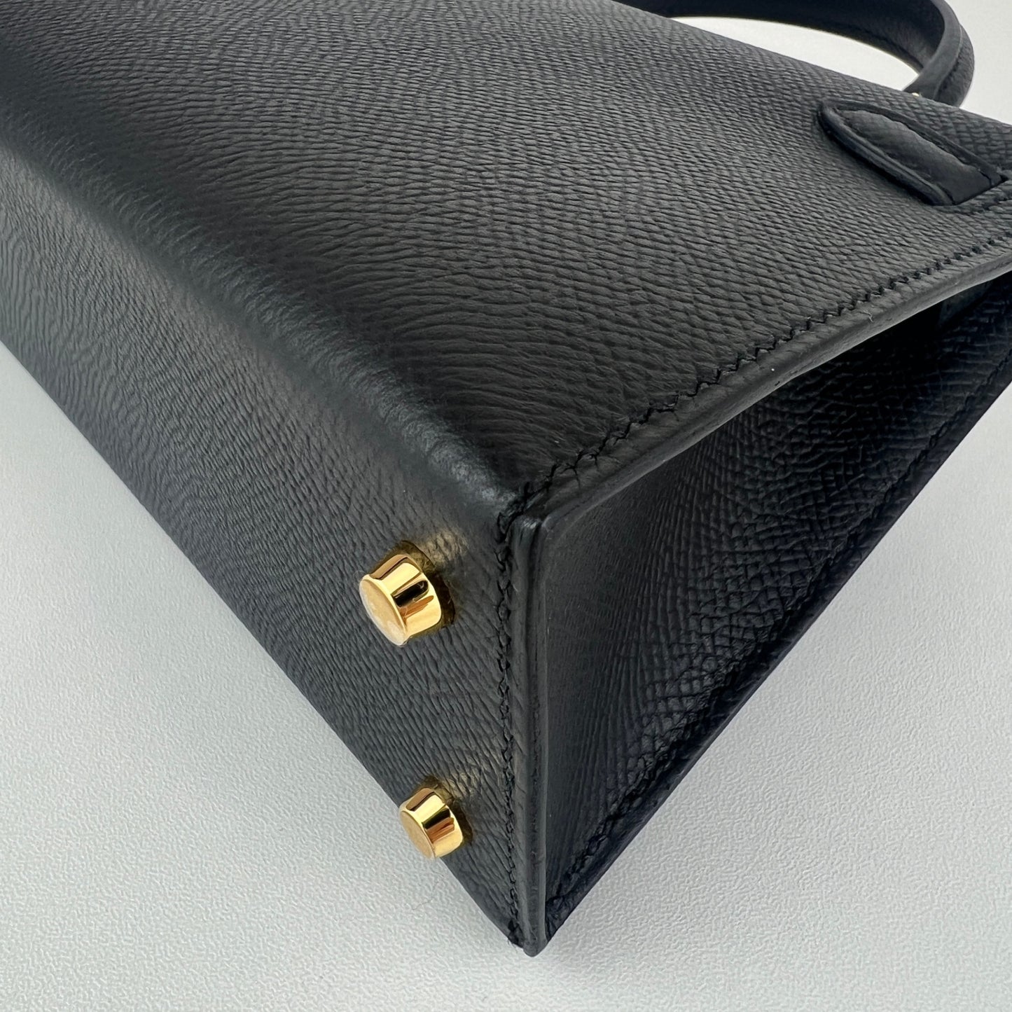 Mini kelly ミニケリー Black ブラック GHW ゴールド金具 Stamp-W W刻