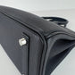 Birkin25 バーキン25 Black ブラック PHW シルバー金具 Stamp-W W刻印 Togo トゴ ハンドバッグ