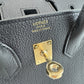 Birkin25 バーキン25 Black 黒 PMBHW シャンパンゴールド金具 Stamp-K K刻印
