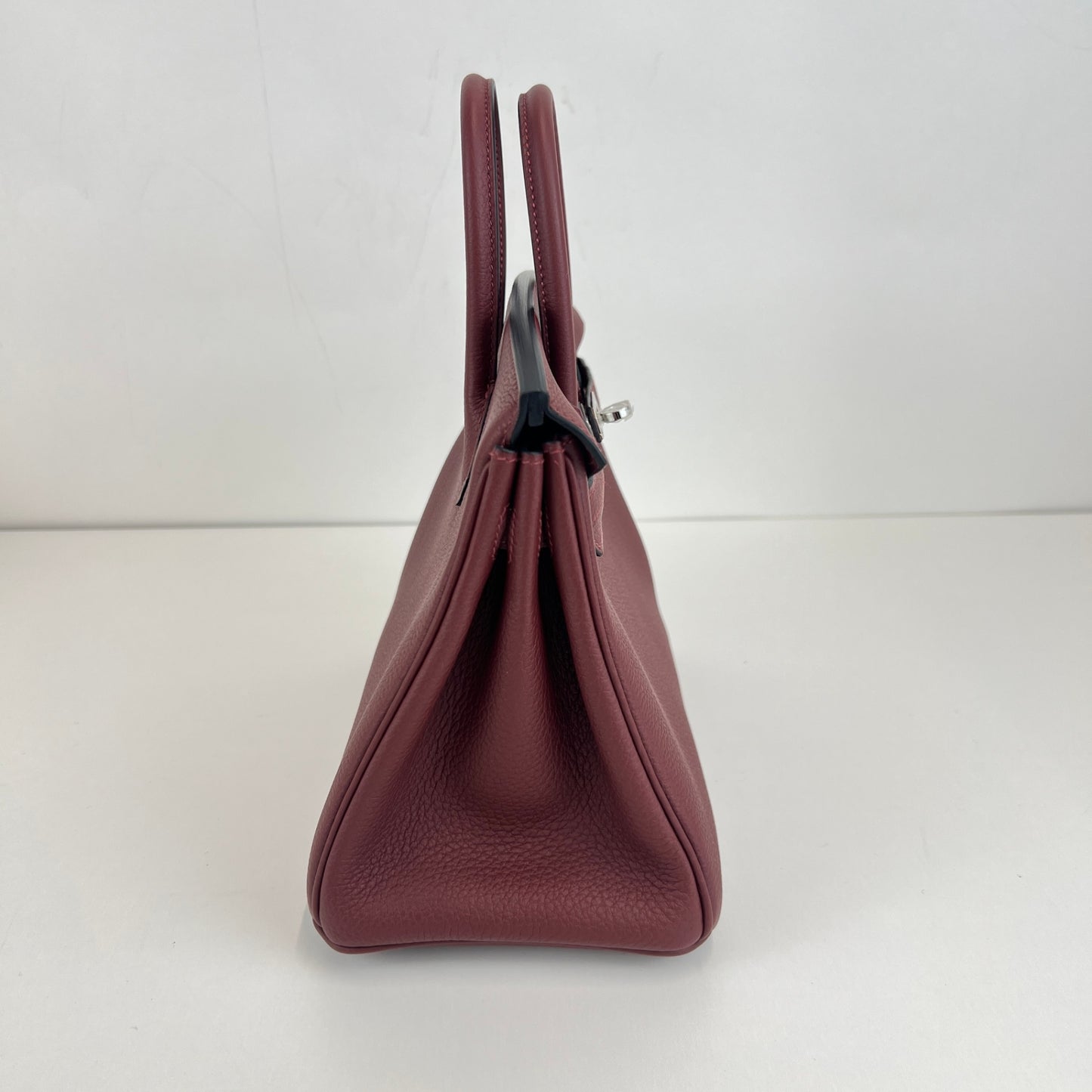 Birkin25 バーキン25 Rouge H ルージュアッシュ　PHW シルバー金具 tamp-K K刻