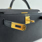 Mini kelly ミニケリー Black ブラック Epsom エプソン GHW ゴールド金具 Stamp-K K刻印