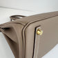Birkin25 バーキン25 Stamp-K K刻印 Togo トゴ Etoupe エトープ GHW ゴールド金具