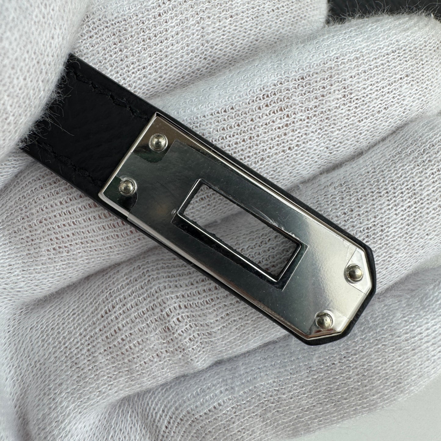 Kelly20 disrder ケリー20 無秩序 Black ブラック Epsom エプソン PHW シルバー金具 Stamp-W W刻印