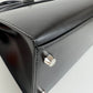 Hermès エルメス Kelly28 ケリー28 Stamp-W W刻印  Boxcalf ボックスカーフ Black ブラック PHW シルバー金具