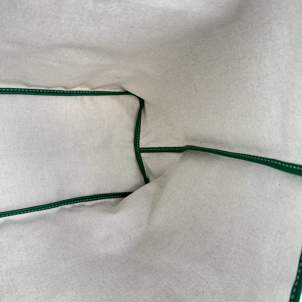 サンルイPM グリーン Green ゴヤールディンキャンバス シュヴロッシュカーフスキン