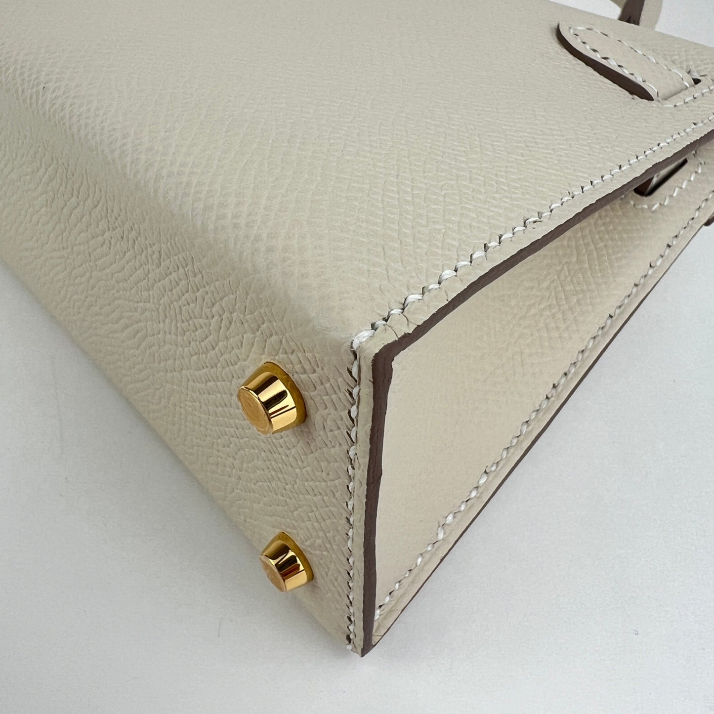 Mini kelly ミニケリー Craie クレ Epsom エプソン GHW ゴールド金具 Stamp-K K刻印