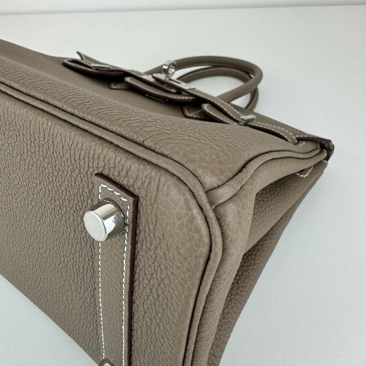 Birkin25 バーキン25 Etoupe エトープ  PHW シルバー金具 Togo トゴ Stamp-K K刻印