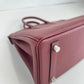 Birkin25 バーキン25 Rouge H ルージュアッシュ　PHW シルバー金具 tamp-K K刻