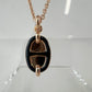 Hermès エルメス Mini Maillon pendant ミニ マイヨン ペンダント メタル Black / Rosegold ：ブラック / ローズゴールド