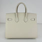 Birkin25 バーキン25 Craie クレ GHW ゴールド金具 W刻印 Epsom エプソン