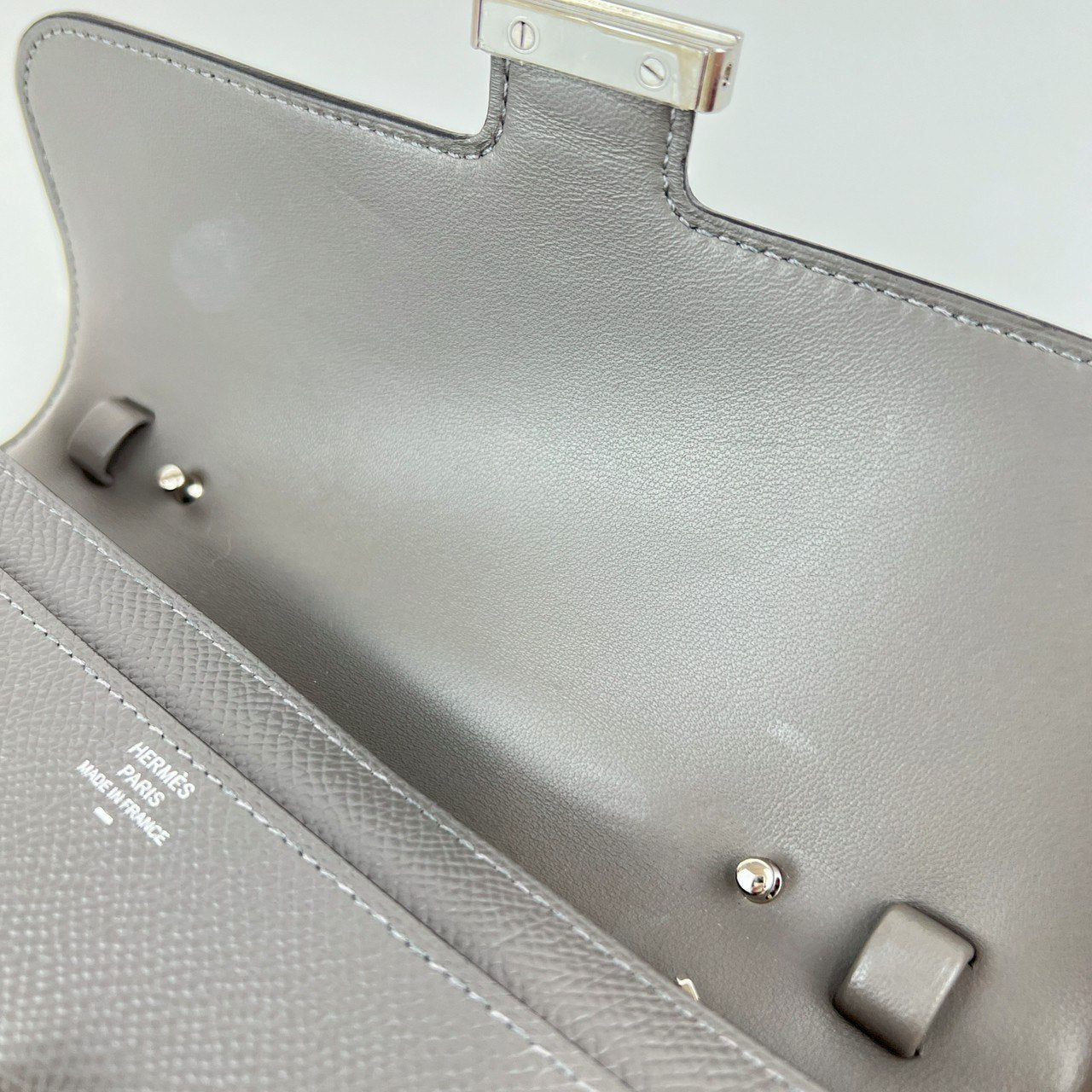 Constance to go コンスタンストゥーゴー Gris meyer グリメイヤー Epsom エプソン PHW/crocodile シルバー金具/リザード Stamp-U U刻印
