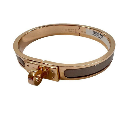 Mini clic kelly PM エナメルブレスレット ミニ・クリック・ケリー Marron grace マロングラッセ Rose gold plated ローズゴールドプレーテッド
