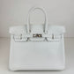 Birkin25 バーキン25 Stamp-W W刻印 Swift スイフト New white ニューホワイト PHW シルバー金具