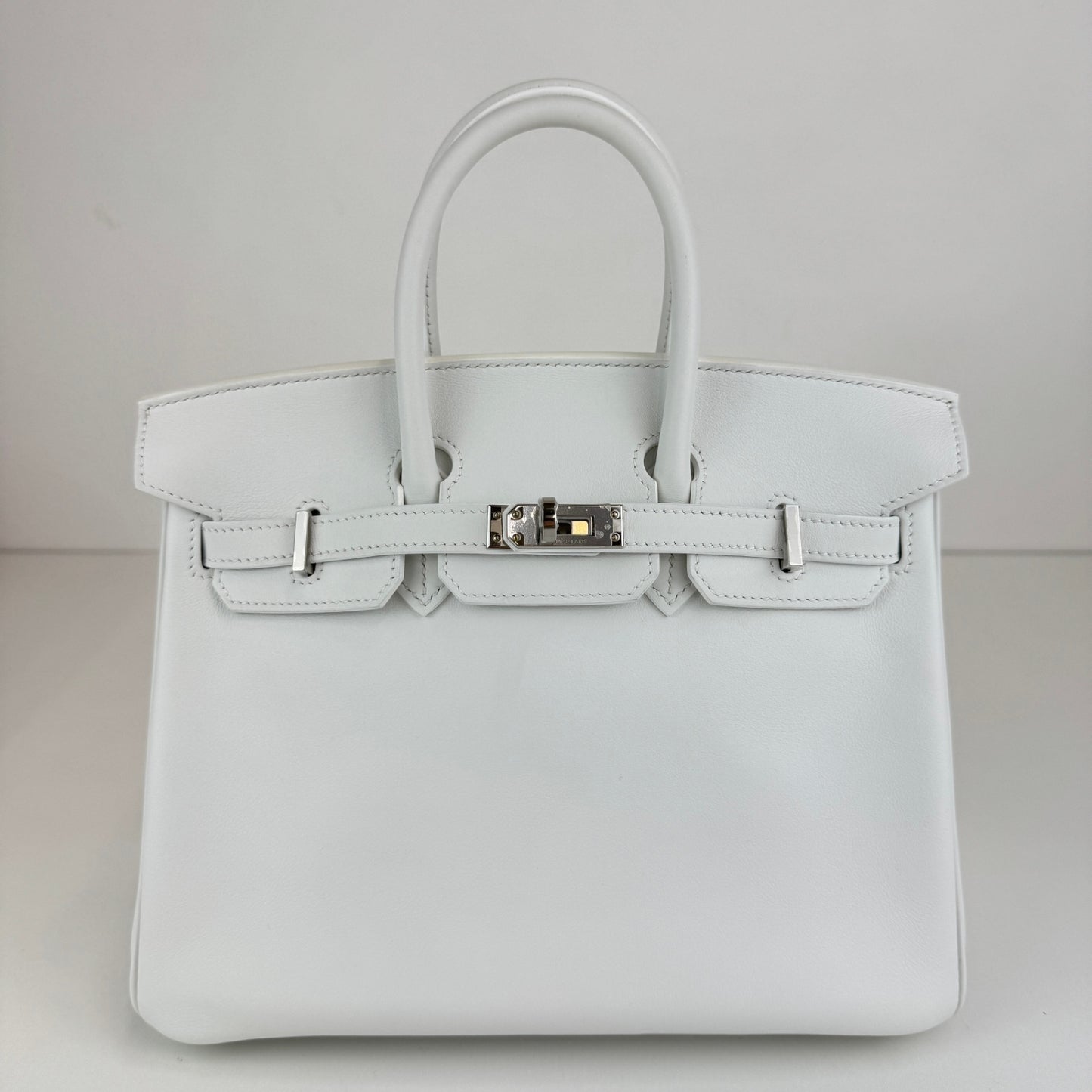 Birkin25 バーキン25 Stamp-W W刻印 Swift スイフト New white ニューホワイト PHW シルバー金具