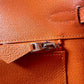 Birkin25 バーキン25 Orange オレンジ  PHW シルバー金具 Togo トゴ Stamp-W W刻印