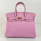 Birkin25 バーキン25 Mauve sylvester モーヴシルベストル  PMBHW シャンパンゴールド金具 Swift スイフト Stamp-Z Z刻印