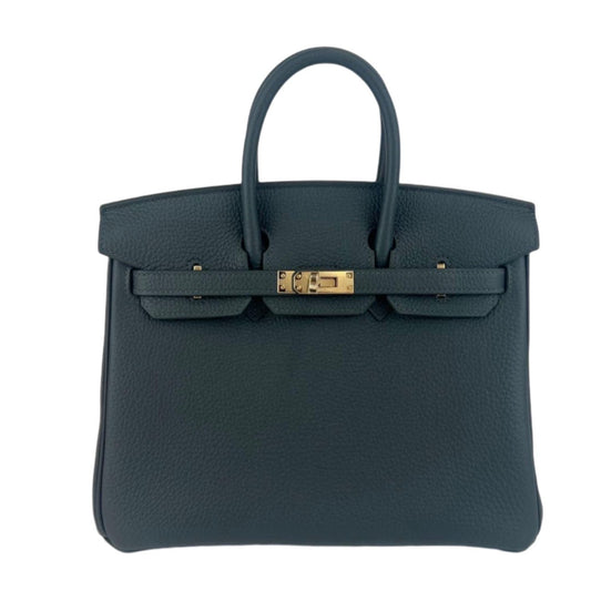 Birkin25 バーキン25 Vert mangrove ヴェールマングローブ  PMBHW シャンパンゴールド金具 Togo トゴ Stamp-K K刻印