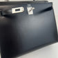 Hermès エルメス Kelly25 sellier ケリー25 セリエ Stamp-W W刻印  Box ボックス Black ブラック PHW シルバー金具