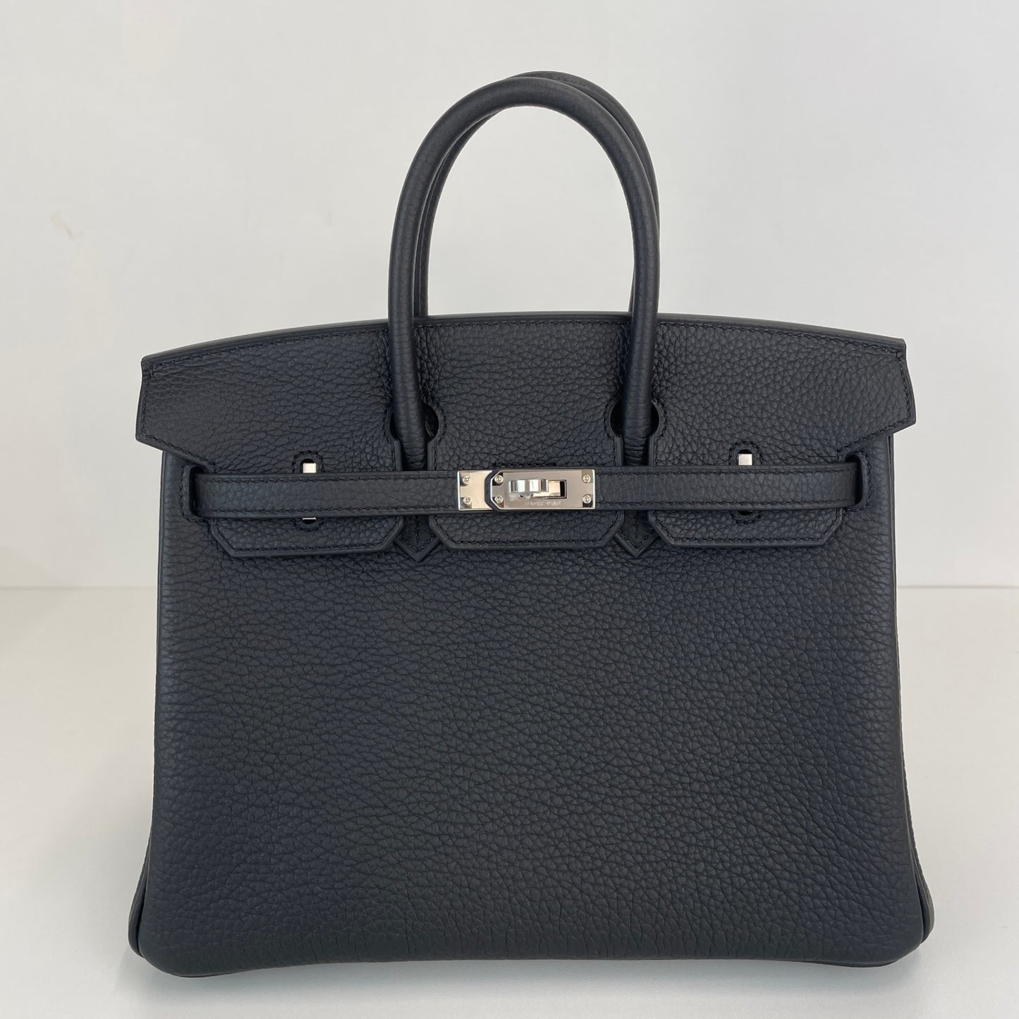 Birkin25 バーキン25 Black ブラック  PHW シルバー金具 Togo トゴ Stamp-K K刻印