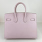 Birkin25 Sellier バーキン25 セリエ Mauve pale モーヴパール PHW シルバー金具 Epsom エプソン Stamp-B B刻印