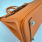 Birkin25 バーキン25 Orange オレンジ PHW シルバー金具 Togo トゴ Stamp-K K刻印
