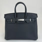 Birkin25 バーキン25 Black ブラック  PHW シルバー金具 Togo トゴ Stamp-K K刻印