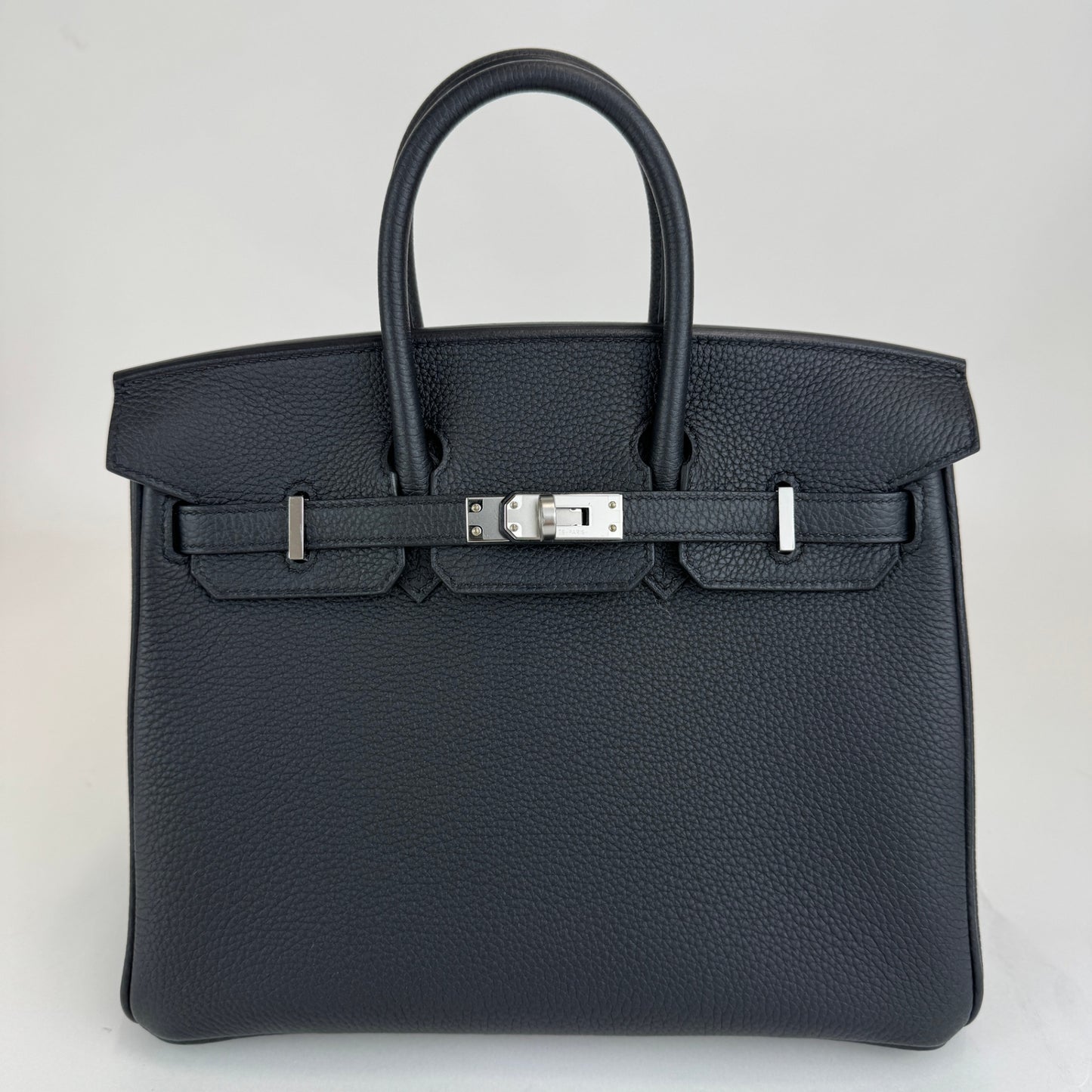 Birkin25 バーキン25 Black ブラック  PHW シルバー金具 Togo トゴ Stamp-K K刻印