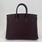 Birkin25 バーキン25 Stamp-B B刻印 Togo トゴ Rouge sellier ルージュセリエ PHW シルバー金具