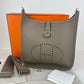 Evelyn PM エヴリンPM Etoupe エトープ  PHW シルバー金具 Taurillon Clemence トリヨンクレマンス Stamp-K K刻印