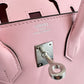 Birkin25 バーキン25 Rose sakura ローズサクラ PHW SV金具 Stamp-D D刻印