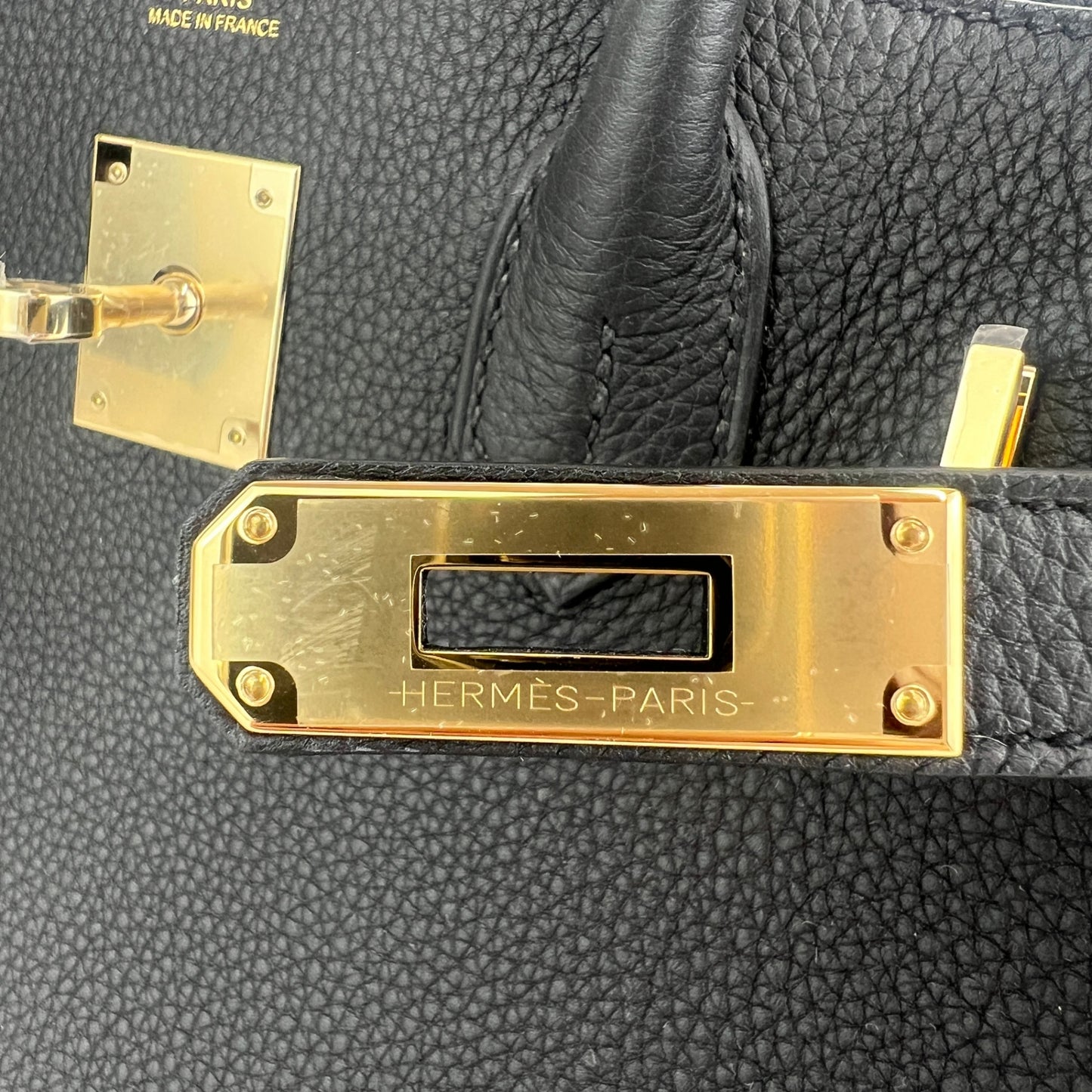 Birkin25 バーキン30 Black ブラック Togo トゴ PMBHW シャンパンゴールド金具 Stamp-K K刻印