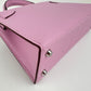 Mini kelly ミニケリー Mauve Sylvestre　モーヴシルベストル  PHW シルバー金具 Epsom エプソン Stamp-K K刻印