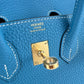 Birkin25 バーキン25 New blue jean ニューブルージーン GHW ゴールド金具 B刻 Togo トゴ