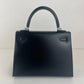 新品未使用 HERMES Birkin25 バーキン25 Black ブラック Boxcalf ボックスカーフ PHW シルバー金具 Stamp-K K刻印