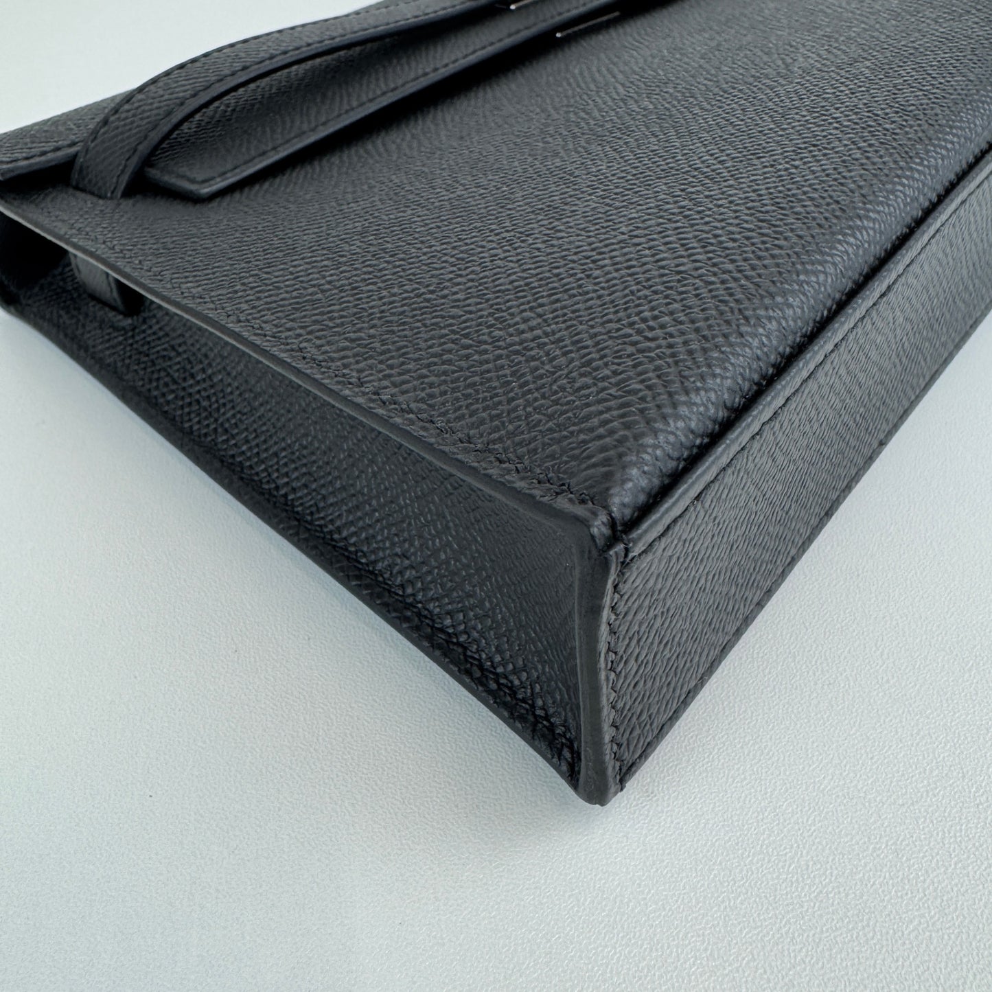 Kelly elan ケリーエラン Black ブラック PHW シルバー金具 Stamp-K K刻印 Epsom エプソン