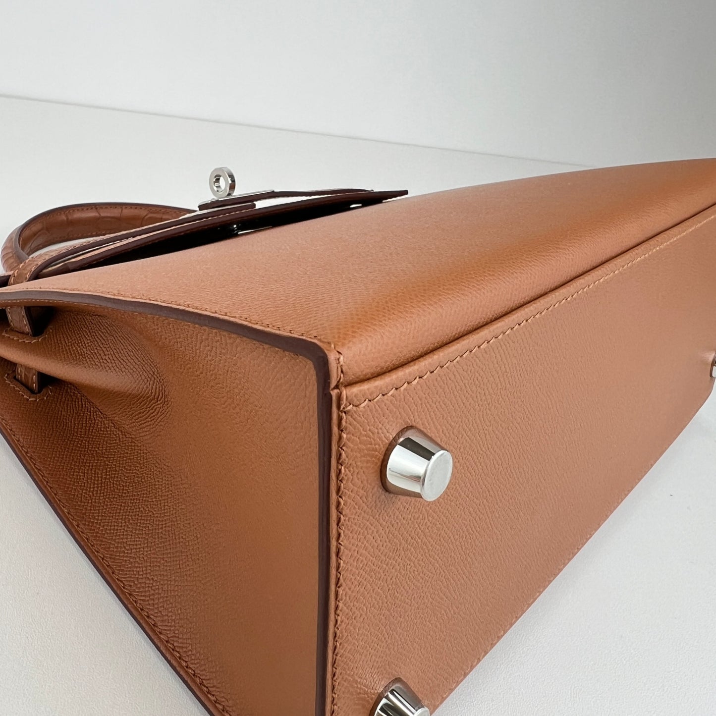 Kelly25 touch ケリー25 タッチ　Gold ゴールド　Madame/crocodile　PHW　SV金具　Stamp-K K刻