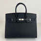 Hermès エルメス Birkin25 sellier バーキン25セリエ Stamp-W W刻印  Epsom エプソン Black ブラック PHW シルバー金具