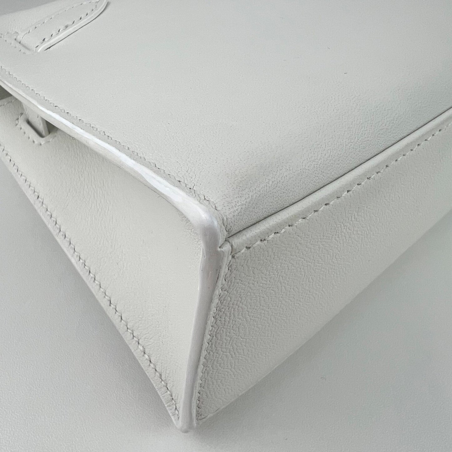 Pochette kelly ポシェットケリー Blanc ブラン B刻 Swift スイフト GHW ゴールド金具