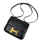 Constance mini コンスタンス18 Black ブラック GHW ゴールド金具　Boxcalf ボックスカーフ　Stamp-B B刻