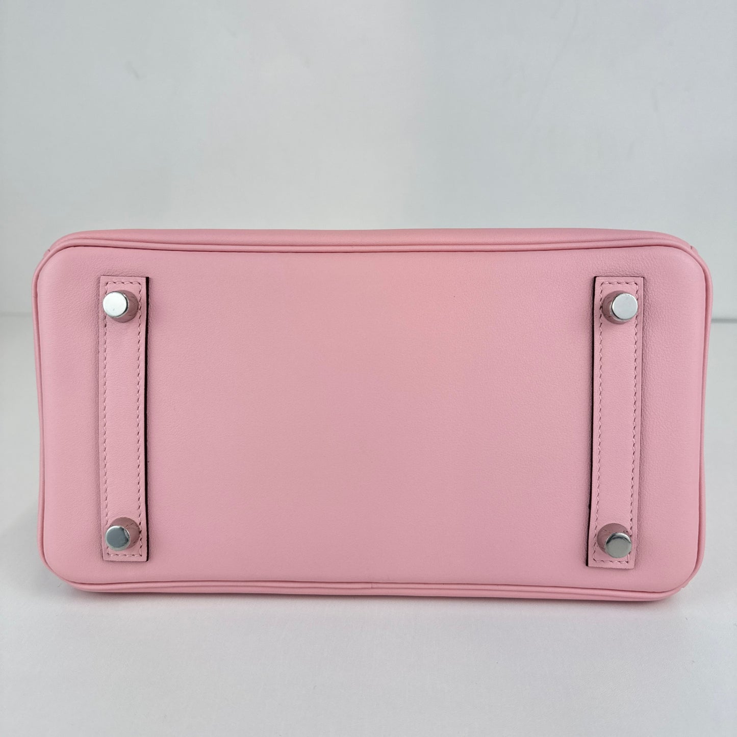 Birkin25 バーキン25 Rose sakura ローズサクラ PHW SV金具 Stamp-D D刻印