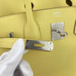 Birkin30 バーキン30 Jaune poussin ジョーヌプッサン Togo トゴ PHW シルバー金具 B刻 ハンドバッグ レディースバッグ