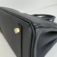 Birkin25 バーキン25 Black ブラック　 GHW ゴールド金具　Stamp-K K刻