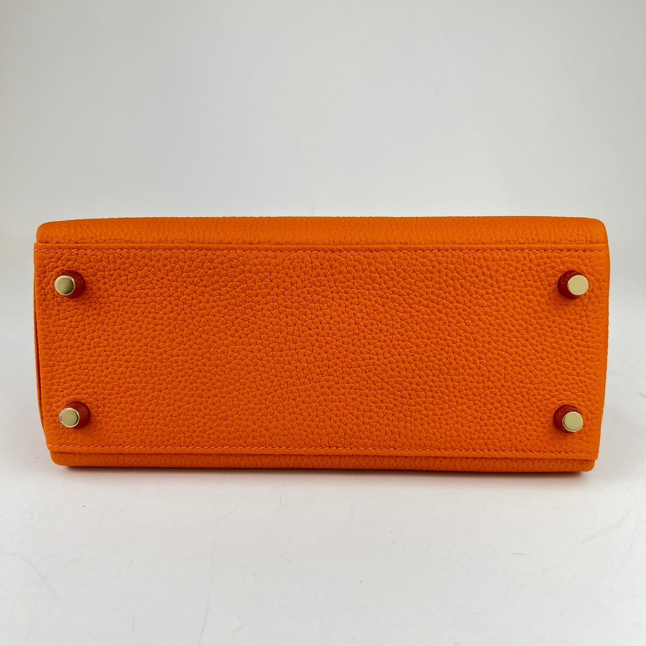 Kelly25 ケリー25 Orange オレンジ Togo トゴ GHW ゴールド金具 Stamp-W W刻印