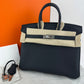 Birkin25 バーキン25 Black ブラック  PHW シルバー金具 Togo トゴ Stamp-K K刻印