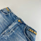CELINE セリーヌ デニムミニスカート 綿100% light blue denim