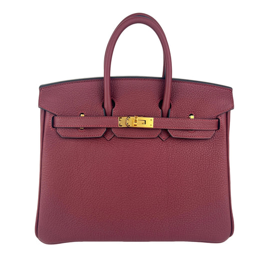Birkin25 バーキン25 Rouge H ルージュアッシュ Togo トゴ GHW ゴールド金 Stamp-W W刻印