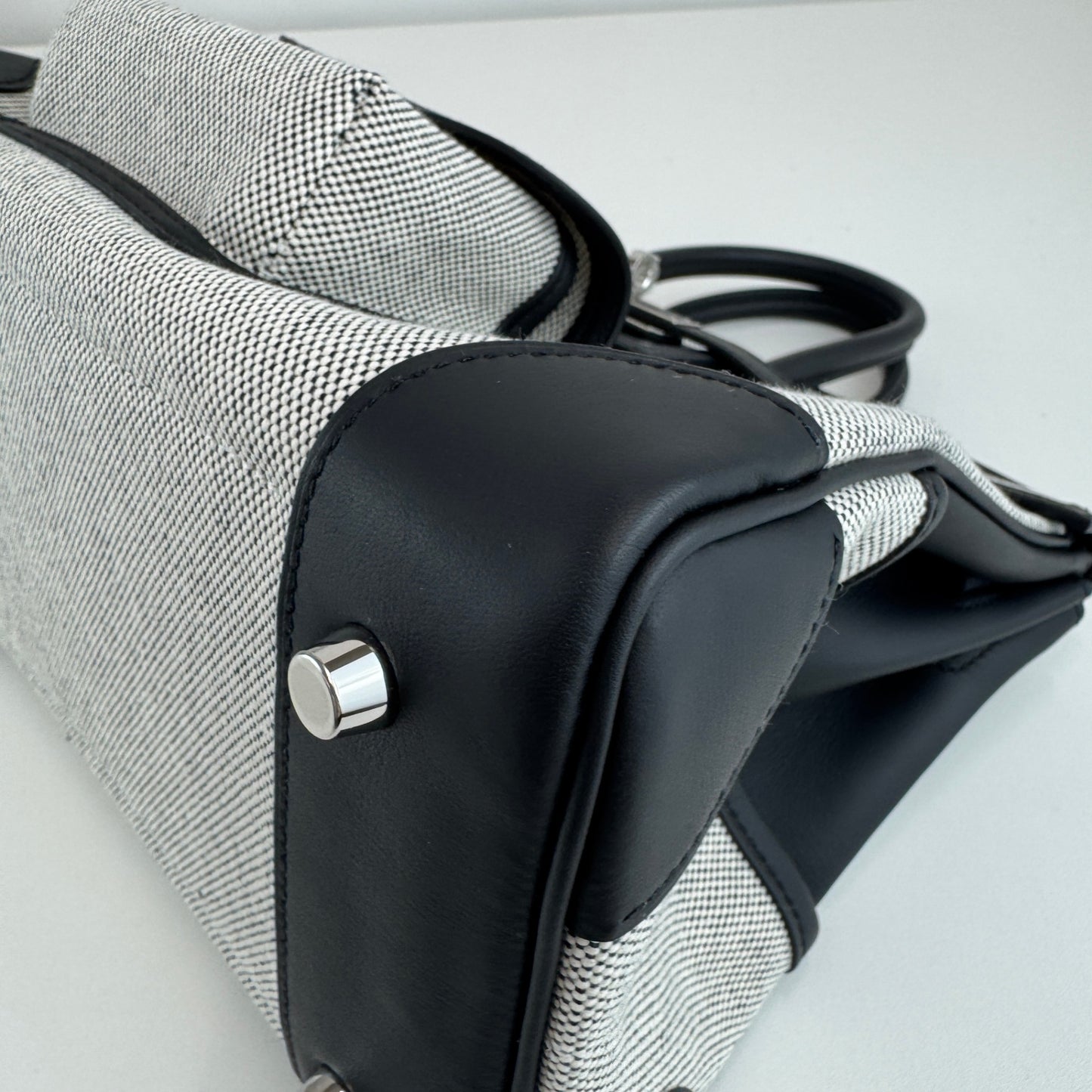 Birkin25 cargo バーキン25カーゴ Black ブラック  PHW シルバー金具 Toile goelan/Swift Stamp-K K刻印