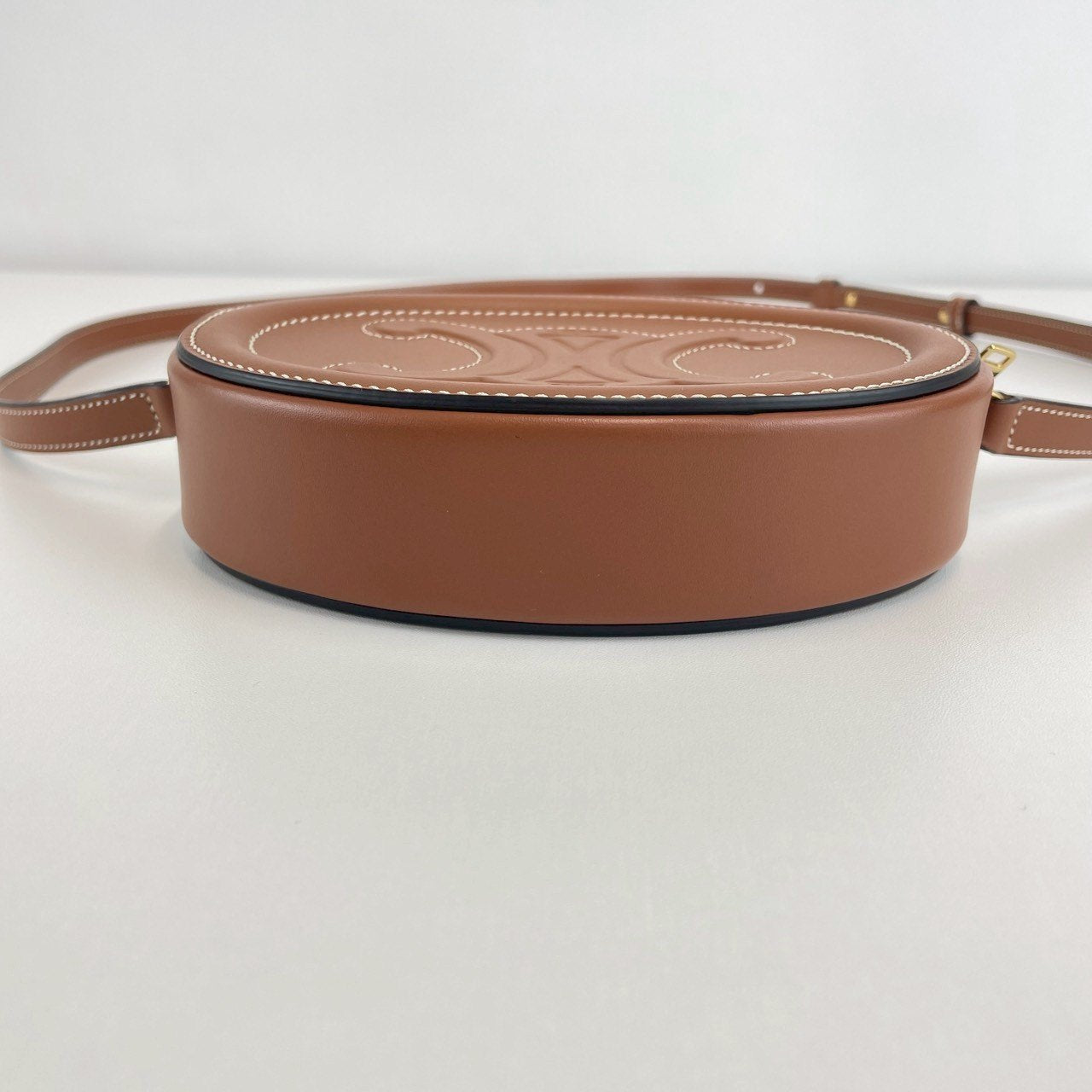 キュイルトリオンフオーバルパース ブラウン トリオンフ カーフ