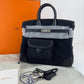 Birkin25 Cargo バーキン25 カーゴ Black ブラック PHW シルバー金具 W刻