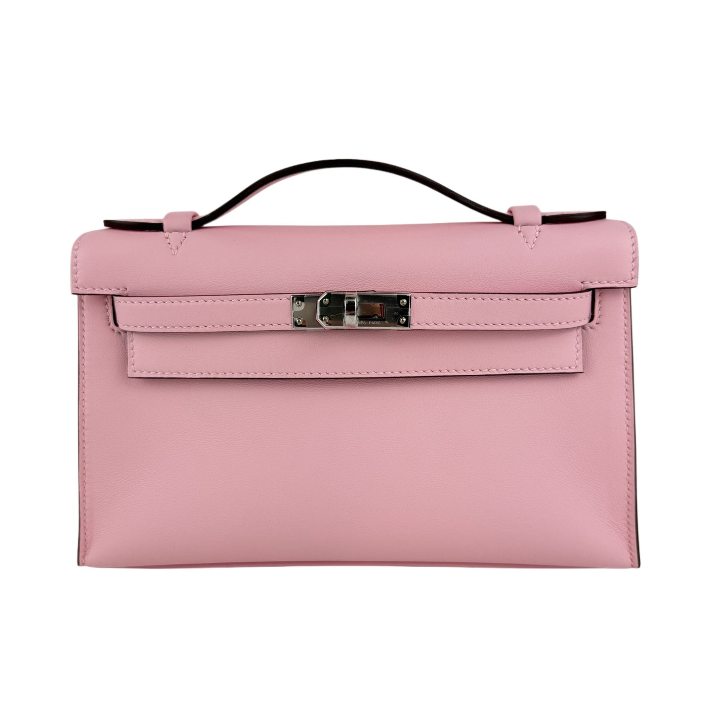 Pochette kelly ポシェットケリー Rose sakura ローズサクラ PHW シルバー金具 Stamp-K K刻印 Swift スイフト